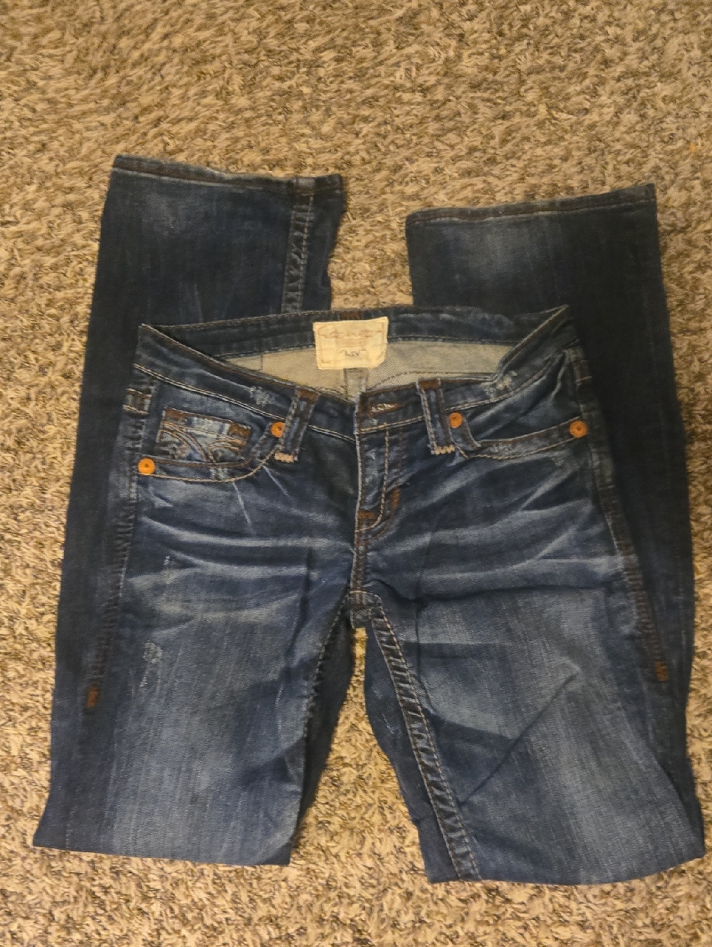 Big Star "Liv" 28L Women's Bootcut Jeans in Dark Blue Denim